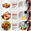 [Leve 2 Pague 1] Batedeira Elétrica Multiuso ChefMax Inox 6 Velocidades + BRINDE: Fruteira Giratória 4 Andares